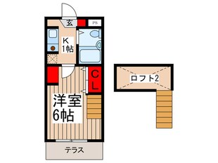 シティーパレス上尾６の物件間取画像